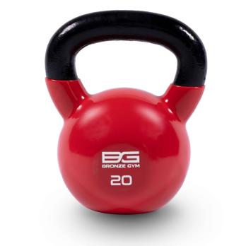 Гиря BRONZE GYM в виниловой оболочке 20 кг