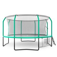 Батут UNIX Line Премиальный с играми / Supreme Game 14 ft (427 см) зеленый