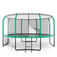 Батут UNIX Line Премиальный с играми / Supreme Game 14 ft (427 см) зеленый