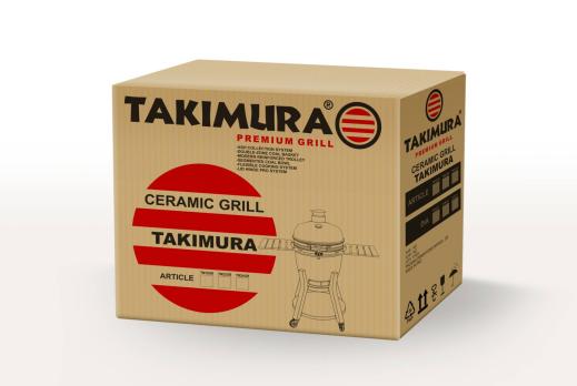 Керамический гриль Takimura 24 дюйма (графит)