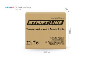 Стол теннисный Olympic Optima Зелёный с сеткой