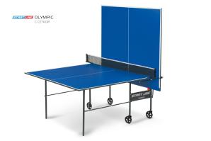 Стол теннисный Olympic с сеткой Синий