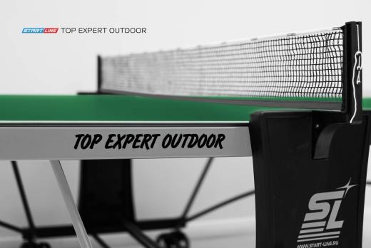 Стол теннисный Top Expert 6 Всепогодный Зелёный