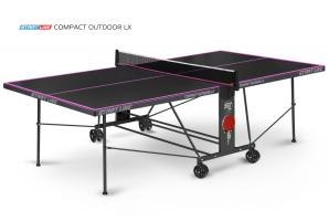 Стол теннисный Compact-2 LX Всепогодный Black