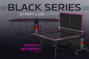 Стол теннисный Compact-2 LX Всепогодный Black