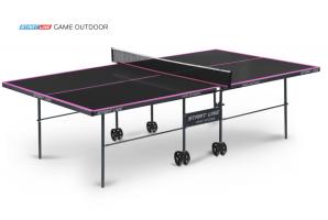 Стол теннисный Game 6 Всепогодный с сеткой Black