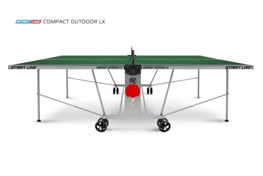 Стол теннисный Compact-2 LX Всепогодный 6 Зеленый