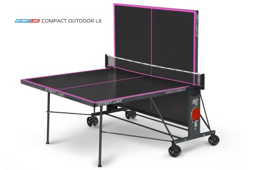 Стол теннисный Compact-2 LX Всепогодный 6 black