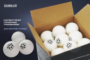 Мячи для н/т GAMBLER P40+ BALL - 36 PACK