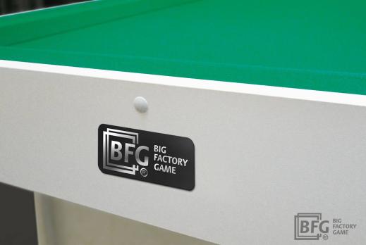 Бильярд BFG Compact Light 6 (Серый) (РП, серый (ЛДСП), ЛДСП_16, Manchester 45 Yellow green ш1,98м, Х/б сетка)