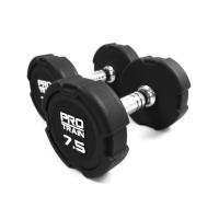Гантельный ряд полиуретановый Protrain DPU 2,5-25 кг