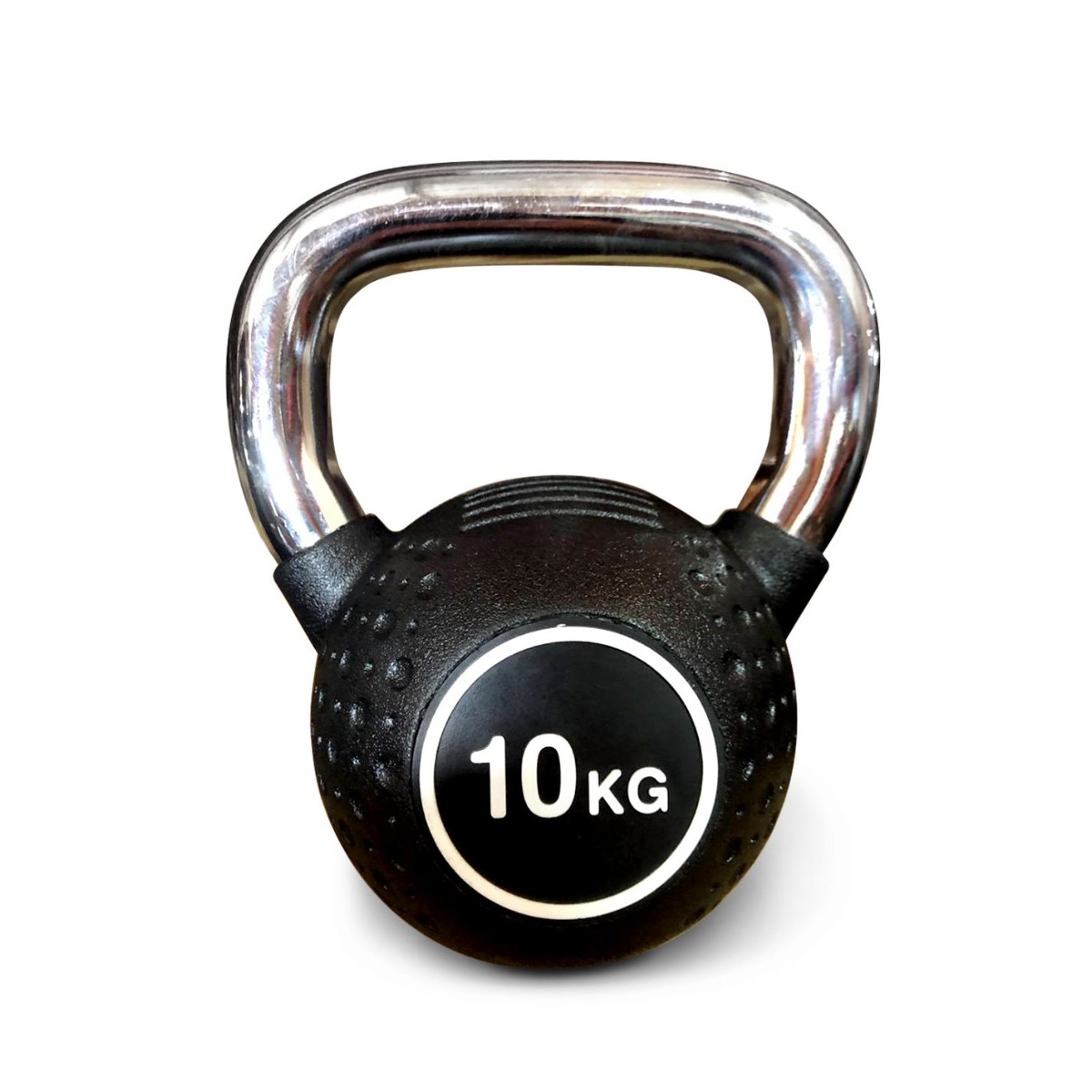 Гиря полиуретановая с хромированной ручкой Protrain KB2015-10