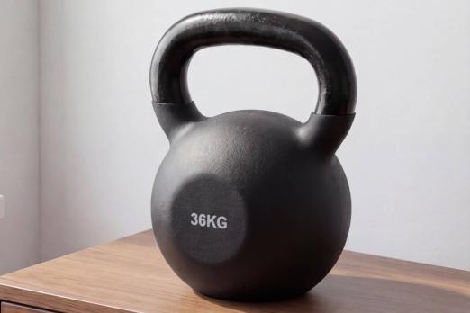 Гиря чугунная неопрен 36 кг (модель: К-5) VictoryFit VF-KN360