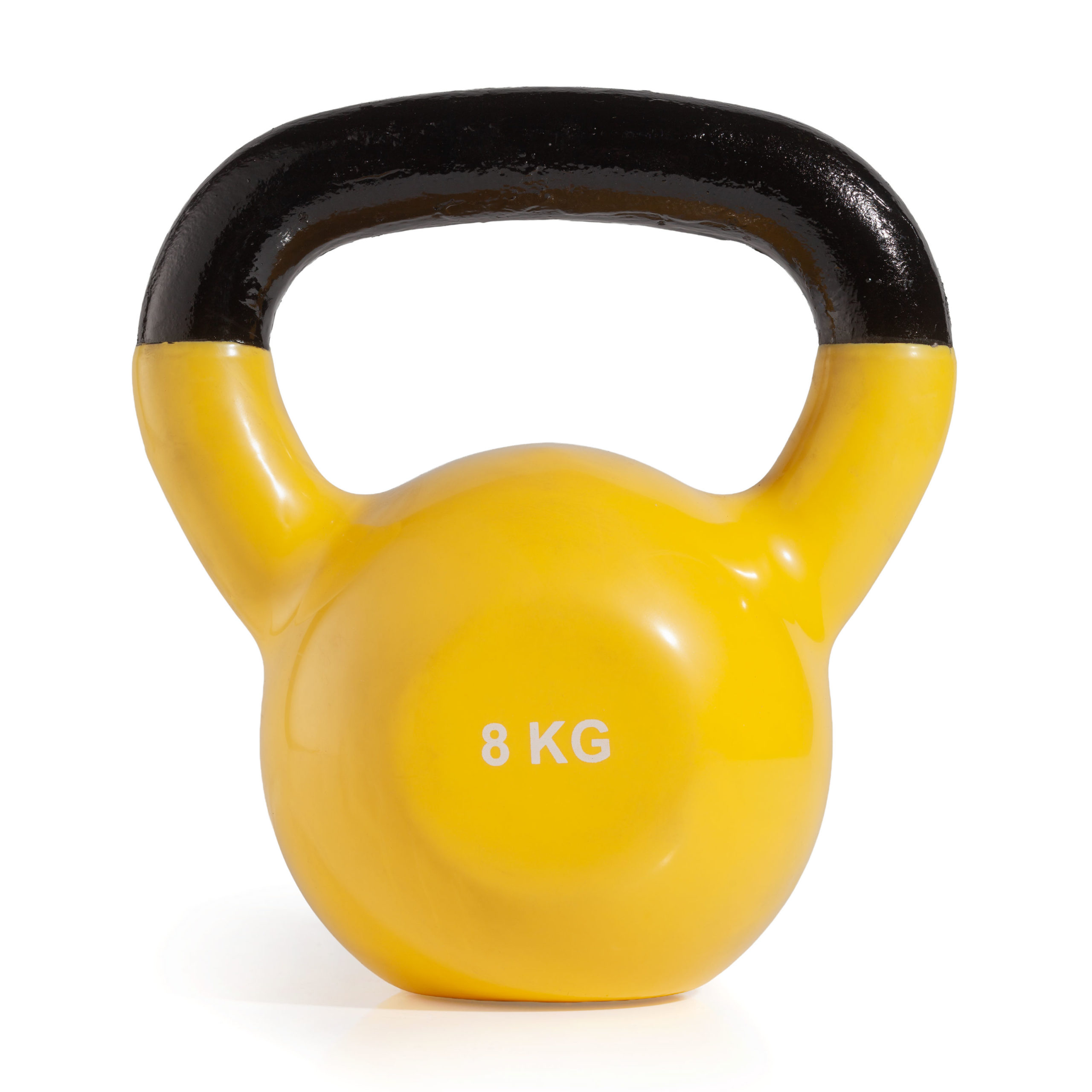 Гиря чугунная винил 8 кг (модель: К-4) VictoryFit VF-KV080