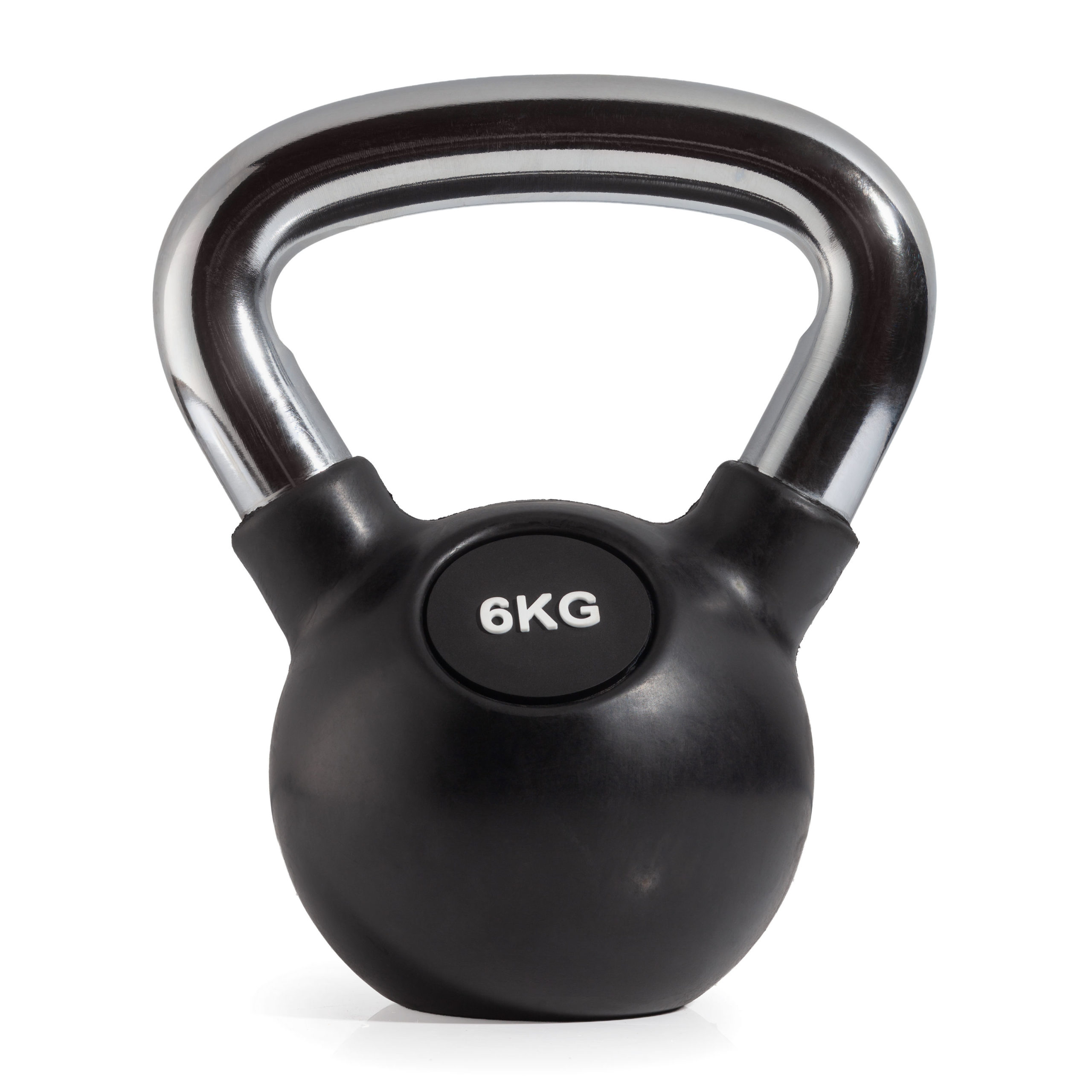 Гиря с резиновым покрытием 6 кг (модель: К-6) VictoryFit VF-KRU060