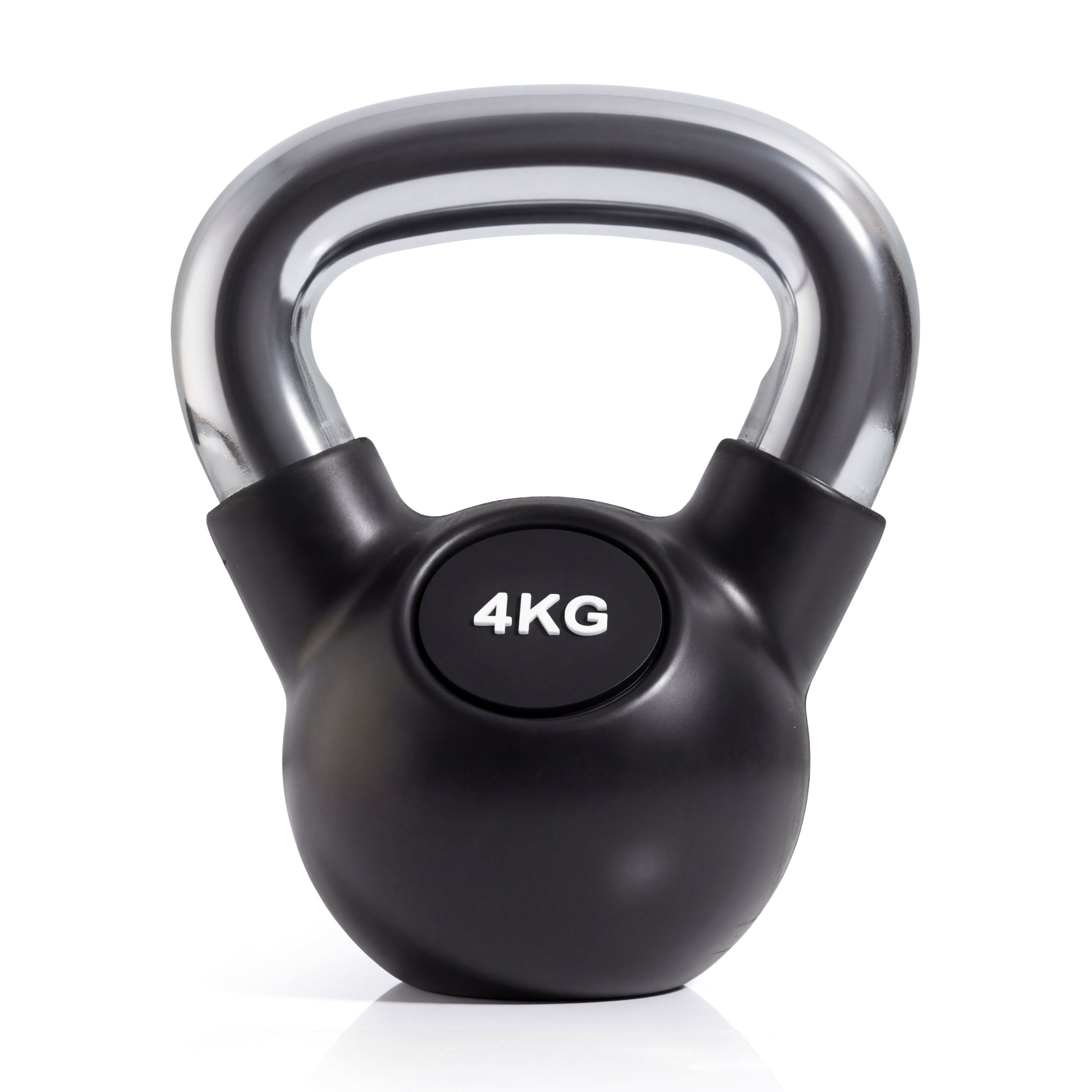 Гиря с резиновым покрытием 4 кг (модель: К-6) VictoryFit VF-KRU040