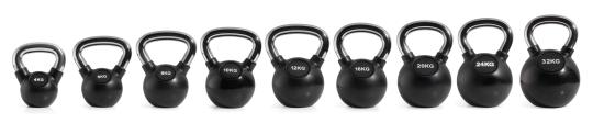 Гиря с резиновым покрытием 4 кг (модель: К-6) VictoryFit VF-KRU040