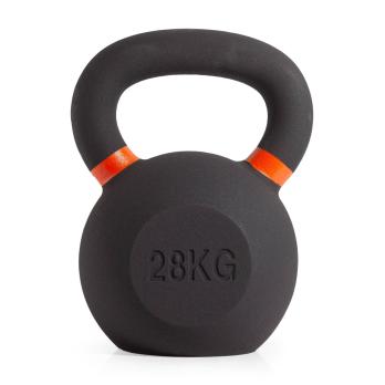 Гиря чугунная с цветным кольцом 28 кг (модель: К-3) VictoryFit VF-KCR280