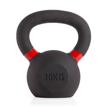 Гиря чугунная с цветным кольцом 10 кг (модель: К-3) VictoryFit VF-KCR100