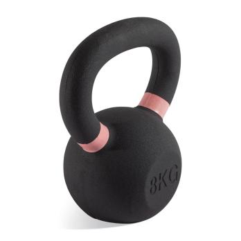 Гиря чугунная с цветным кольцом 8 кг (модель: К-3) VictoryFit VF-KCR080