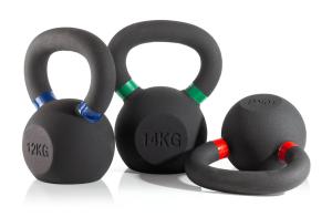 Гиря чугунная с цветным кольцом 4 кг (модель: К-3) VictoryFit VF-KCR040