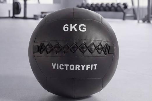 Мяч тренировочный (Wall Ball) 6 кг VictoryFit VF-WBA060