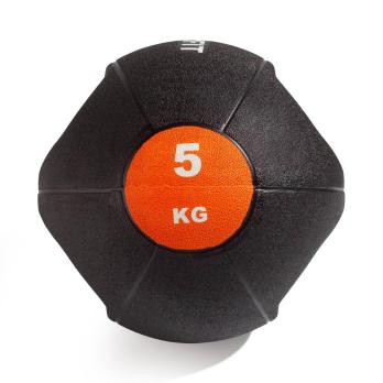 Медбол с хватом 5 кг VictoryFit VF-MBB050