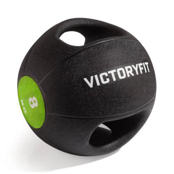 Медбол с хватом 8 кг VictoryFit VF-MBB080