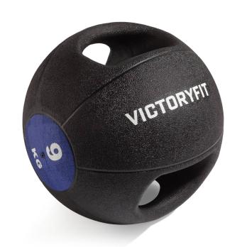Медбол с хватом 9 кг VictoryFit VF-MBB090