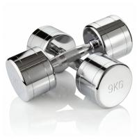 Набор гантелей хром (пары) от 1-10 кг VictoryFit VF-SET110-CR
