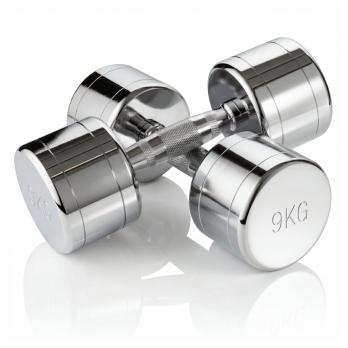 Набор гантелей хром (пары) от 1-10 кг VictoryFit VF-SET110-CR