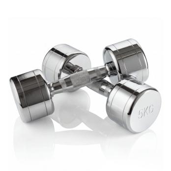 Набор гантелей хром (пары) от 1-10 кг VictoryFit VF-SET110-CR