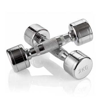 Набор гантелей хром (пары) от 1-10 кг VictoryFit VF-SET110-CR