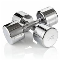 Гантель хром 9 кг (2 штуки) VictoryFit VF-CR090-2