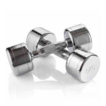 Гантель хром 5 кг (2 штуки) VictoryFit VF-CR050-2