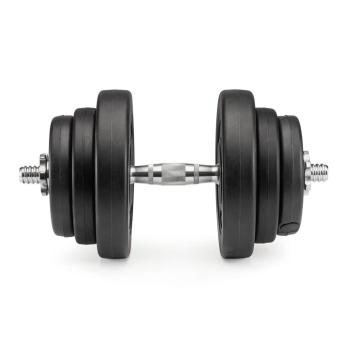 Гриф для гантелей 25 мм. Длина 350 мм. анатомический (под гайку) VictoryFit VF-S2535