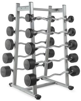 Штанга неразборная обрезиненная 30 кг. Прямой гриф. VictoryFit VF-DX4300