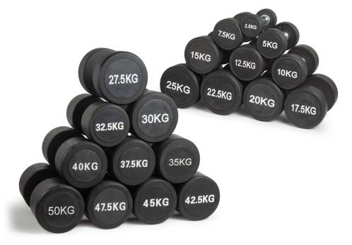 Гантель неразборная круглая 50 кг. VictoryFit VF-R500