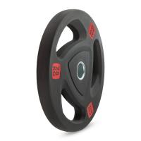 Диск 51 мм. NEO обрезиненный с 3-мя хватами 25 кг, VictoryFit VF-ST51250