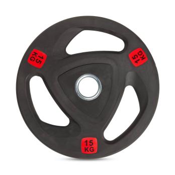 Диск 51 мм. NEO обрезиненный с 3-мя хватами 15 кг, VictoryFit VF-ST51150