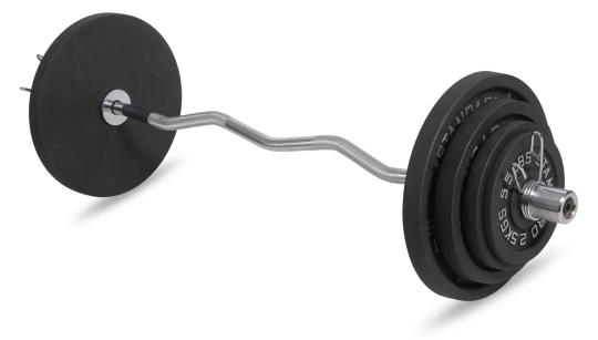 Гриф 50 мм. W-образный 1,2 м. до 120 кг. VictoryFit VF-S5012W120