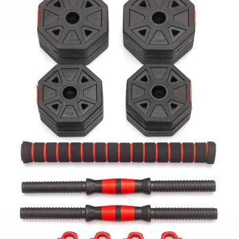 Гантели гексагональные разборные с грифом, 10 кг. (2 шт. х 5 кг.) VictoryFit VF-DН100