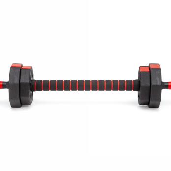 Гантели гексагональные разборные с грифом, 10 кг. (2 шт. х 5 кг.) VictoryFit VF-DН100