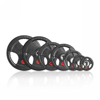 Диск 51 мм. обрезиненный с 3-мя хватами 25 кг, VictoryFit VF-S512500