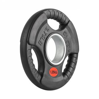 Диск 51 мм. обрезиненный с 3-мя хватами 1,25 кг, VictoryFit VF-S510125