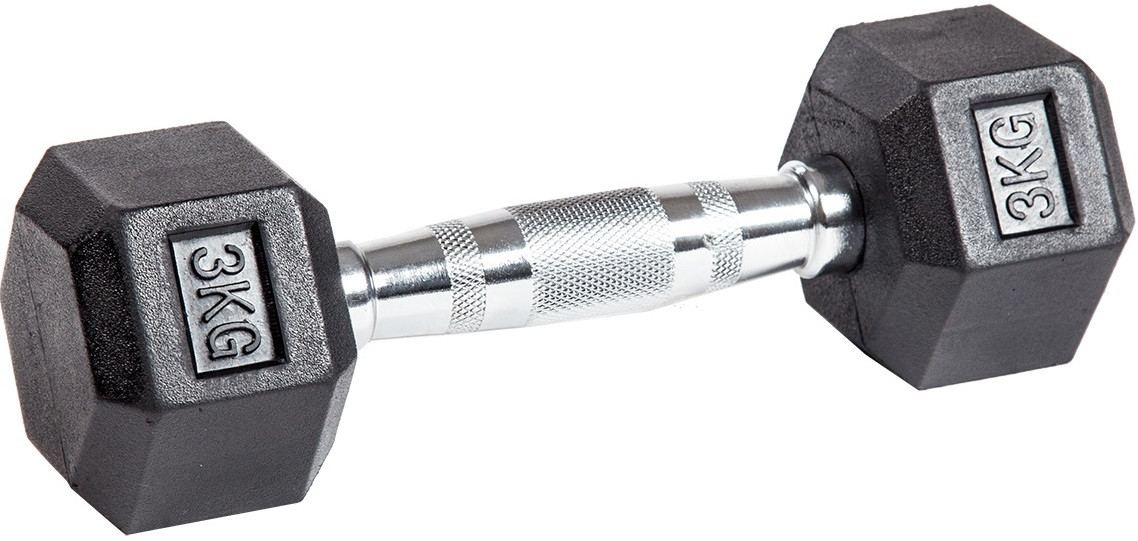 Гантель неразборная гексагональная VF-H030 (3 кг)