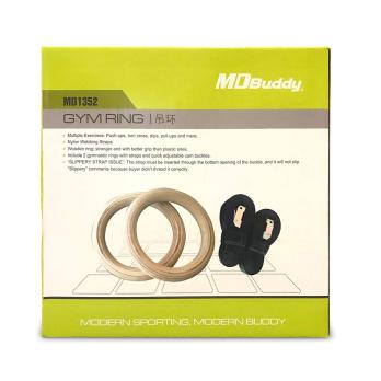 Кольца гимнастические деревянные MD Buddy MD1352