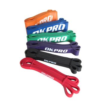 Резиновая петля тренировочная L (4,5 см) OKPRO OK1925 зеленая