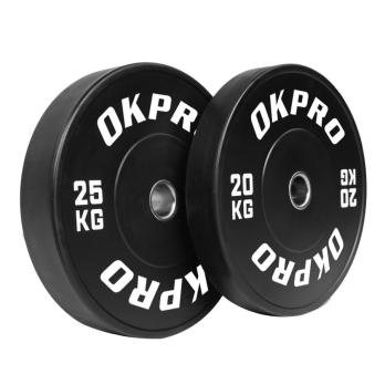 Диск бамперный резиновый 20 кг OKPRO OK2006-1
