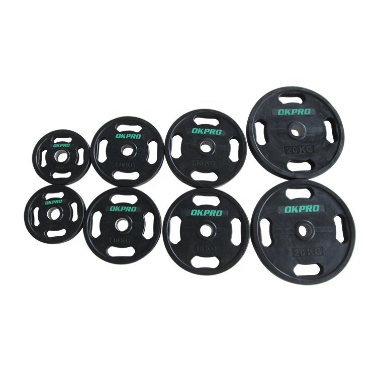 Диск обрезиненный с хватами 2,5 кг OKPRO OK2009E